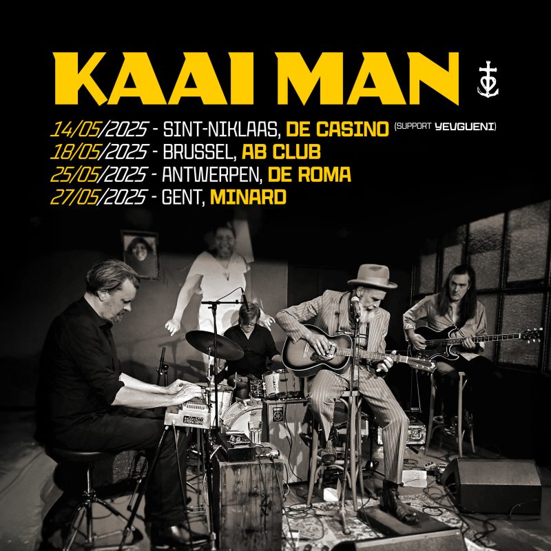 Kaai Man kondigt nieuw album ‘Gaandeweg’ aan met de release van single ‘Tot De Zon Opkomt’