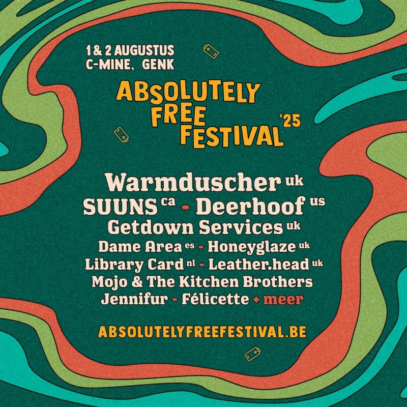 Absolutely Free Festival dropt eerste 11 namen voor editie 2025!